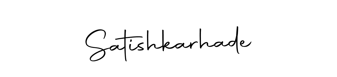 Also we have Satishkarhade name is the best signature style. Create professional handwritten signature collection using Autography-DOLnW autograph style. Satishkarhade signature style 10 images and pictures png