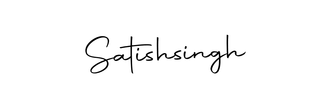 Create a beautiful signature design for name Satishsingh. With this signature (Autography-DOLnW) fonts, you can make a handwritten signature for free. Satishsingh signature style 10 images and pictures png