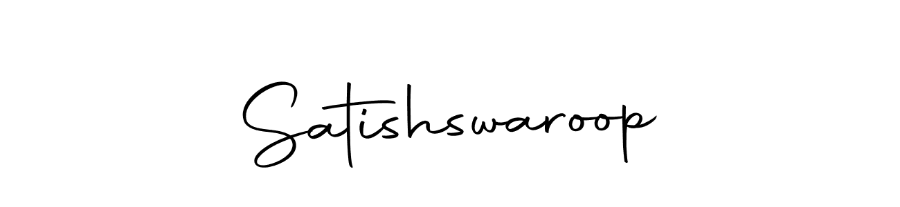 The best way (Autography-DOLnW) to make a short signature is to pick only two or three words in your name. The name Satishswaroop include a total of six letters. For converting this name. Satishswaroop signature style 10 images and pictures png