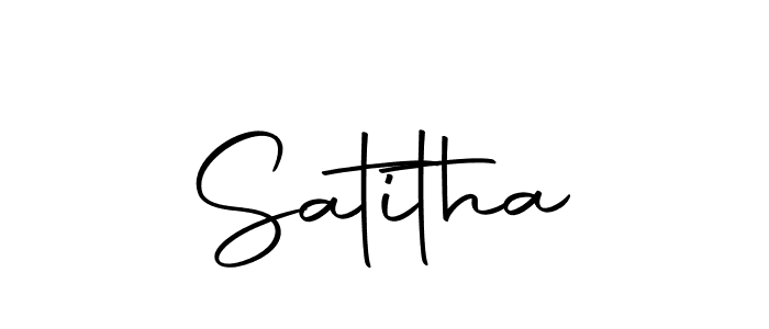 Create a beautiful signature design for name Satitha. With this signature (Autography-DOLnW) fonts, you can make a handwritten signature for free. Satitha signature style 10 images and pictures png