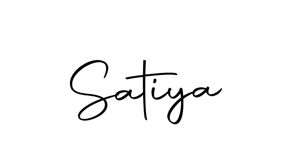 Design your own signature with our free online signature maker. With this signature software, you can create a handwritten (Autography-DOLnW) signature for name Satiya. Satiya signature style 10 images and pictures png