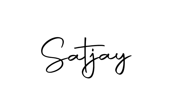 Design your own signature with our free online signature maker. With this signature software, you can create a handwritten (Autography-DOLnW) signature for name Satjay. Satjay signature style 10 images and pictures png