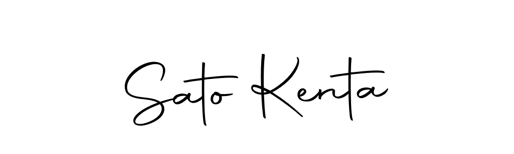 Design your own signature with our free online signature maker. With this signature software, you can create a handwritten (Autography-DOLnW) signature for name Sato Kenta. Sato Kenta signature style 10 images and pictures png