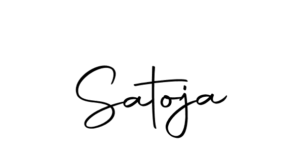 How to make Satoja signature? Autography-DOLnW is a professional autograph style. Create handwritten signature for Satoja name. Satoja signature style 10 images and pictures png