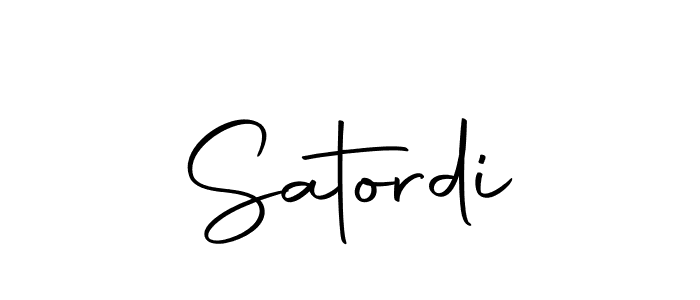 Use a signature maker to create a handwritten signature online. With this signature software, you can design (Autography-DOLnW) your own signature for name Satordi. Satordi signature style 10 images and pictures png