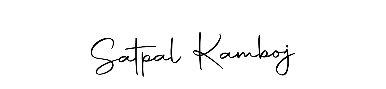 Design your own signature with our free online signature maker. With this signature software, you can create a handwritten (Autography-DOLnW) signature for name Satpal Kamboj. Satpal Kamboj signature style 10 images and pictures png