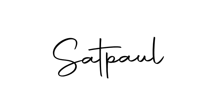 Create a beautiful signature design for name Satpaul. With this signature (Autography-DOLnW) fonts, you can make a handwritten signature for free. Satpaul signature style 10 images and pictures png