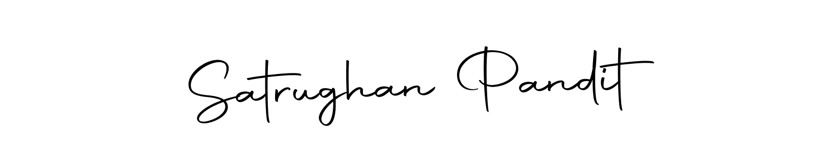 Satrughan Pandit stylish signature style. Best Handwritten Sign (Autography-DOLnW) for my name. Handwritten Signature Collection Ideas for my name Satrughan Pandit. Satrughan Pandit signature style 10 images and pictures png