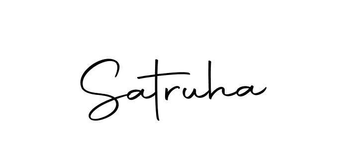 How to make Satruha signature? Autography-DOLnW is a professional autograph style. Create handwritten signature for Satruha name. Satruha signature style 10 images and pictures png