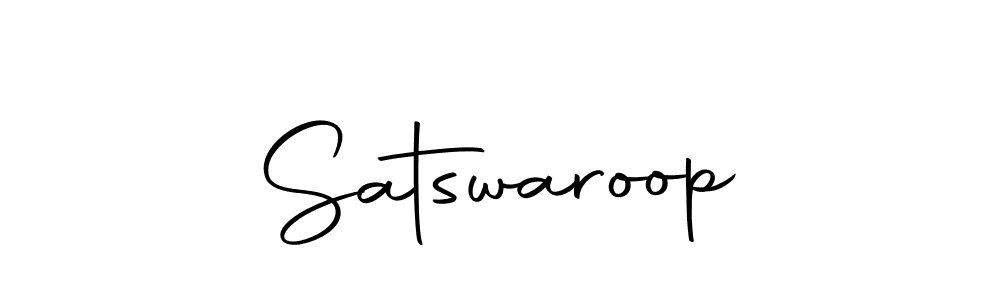 Similarly Autography-DOLnW is the best handwritten signature design. Signature creator online .You can use it as an online autograph creator for name Satswaroop. Satswaroop signature style 10 images and pictures png