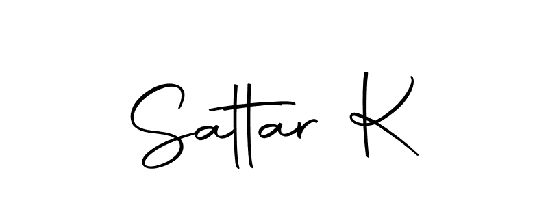 How to make Sattar K signature? Autography-DOLnW is a professional autograph style. Create handwritten signature for Sattar K name. Sattar K signature style 10 images and pictures png