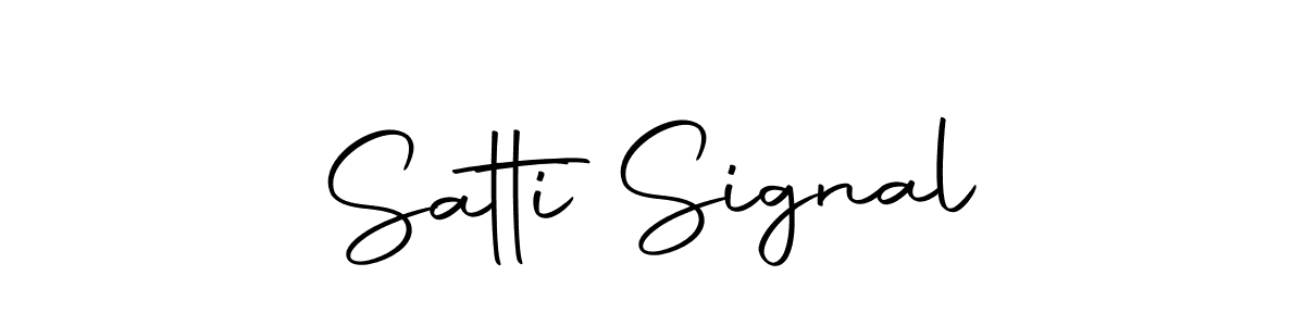 Use a signature maker to create a handwritten signature online. With this signature software, you can design (Autography-DOLnW) your own signature for name Satti Signal. Satti Signal signature style 10 images and pictures png