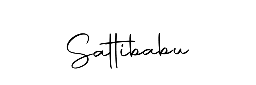 You should practise on your own different ways (Autography-DOLnW) to write your name (Sattibabu) in signature. don't let someone else do it for you. Sattibabu signature style 10 images and pictures png