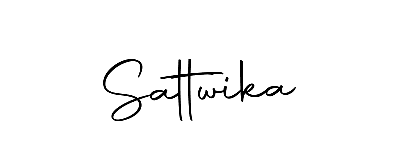 You should practise on your own different ways (Autography-DOLnW) to write your name (Sattwika) in signature. don't let someone else do it for you. Sattwika signature style 10 images and pictures png