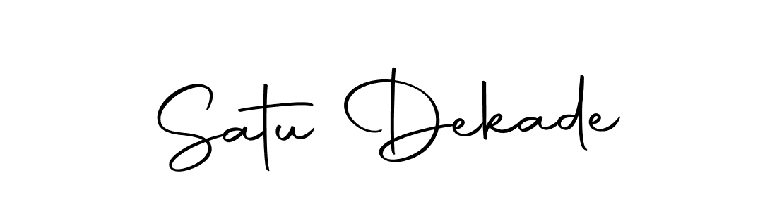 Here are the top 10 professional signature styles for the name Satu Dekade. These are the best autograph styles you can use for your name. Satu Dekade signature style 10 images and pictures png