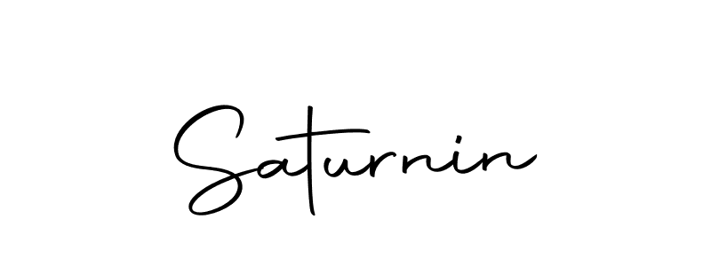 Design your own signature with our free online signature maker. With this signature software, you can create a handwritten (Autography-DOLnW) signature for name Saturnin. Saturnin signature style 10 images and pictures png