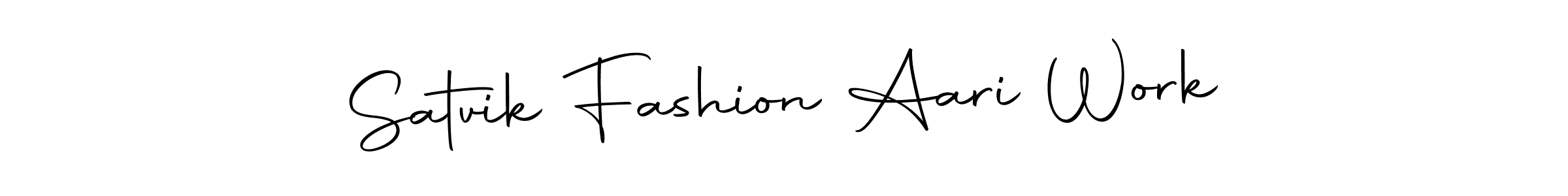 The best way (Autography-DOLnW) to make a short signature is to pick only two or three words in your name. The name Satvik Fashion Aari Work include a total of six letters. For converting this name. Satvik Fashion Aari Work signature style 10 images and pictures png