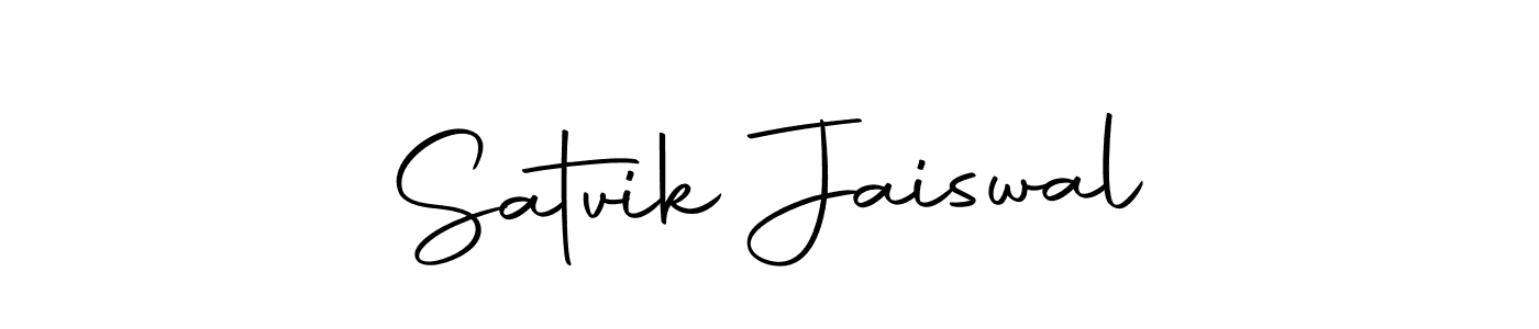 Design your own signature with our free online signature maker. With this signature software, you can create a handwritten (Autography-DOLnW) signature for name Satvik Jaiswal. Satvik Jaiswal signature style 10 images and pictures png