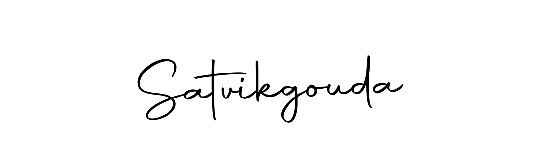 Use a signature maker to create a handwritten signature online. With this signature software, you can design (Autography-DOLnW) your own signature for name Satvikgouda. Satvikgouda signature style 10 images and pictures png