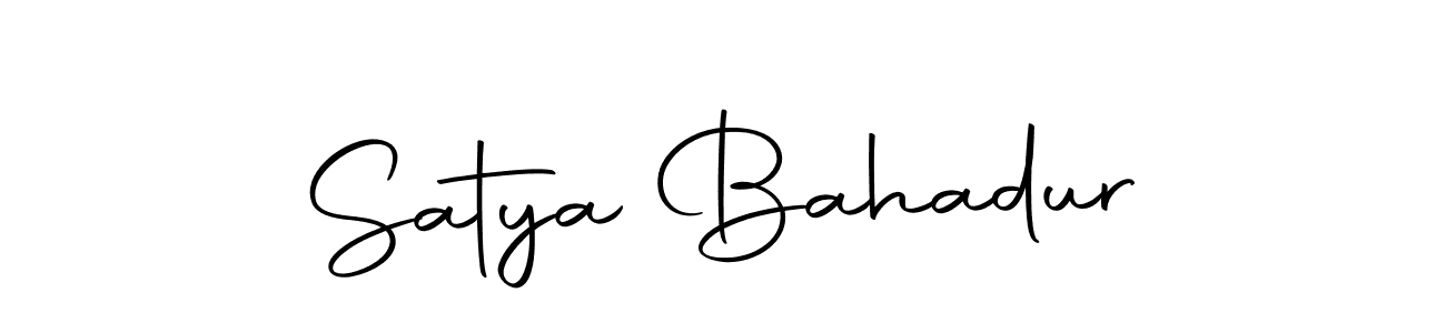 Create a beautiful signature design for name Satya Bahadur. With this signature (Autography-DOLnW) fonts, you can make a handwritten signature for free. Satya Bahadur signature style 10 images and pictures png
