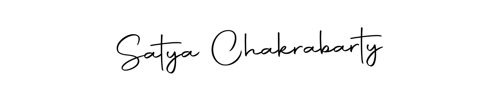 How to make Satya Chakrabarty name signature. Use Autography-DOLnW style for creating short signs online. This is the latest handwritten sign. Satya Chakrabarty signature style 10 images and pictures png
