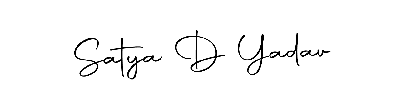 You should practise on your own different ways (Autography-DOLnW) to write your name (Satya D Yadav) in signature. don't let someone else do it for you. Satya D Yadav signature style 10 images and pictures png