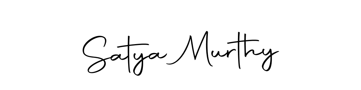 How to make Satya Murthy name signature. Use Autography-DOLnW style for creating short signs online. This is the latest handwritten sign. Satya Murthy signature style 10 images and pictures png