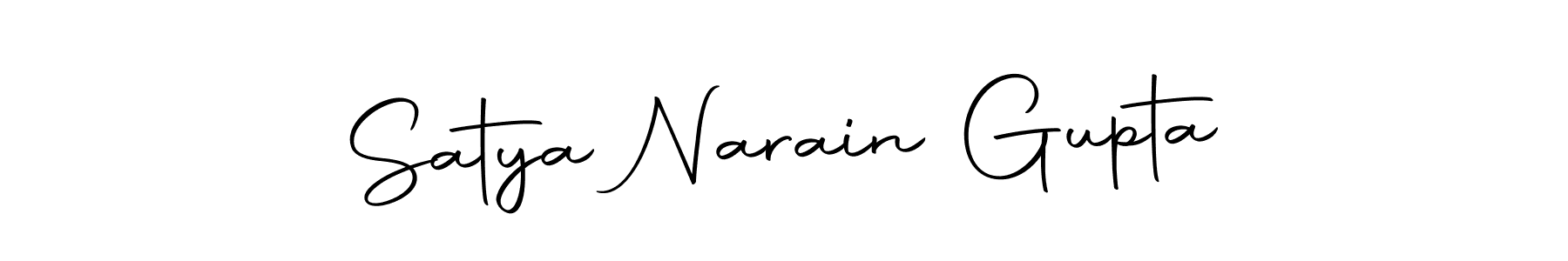 How to make Satya Narain Gupta name signature. Use Autography-DOLnW style for creating short signs online. This is the latest handwritten sign. Satya Narain Gupta signature style 10 images and pictures png