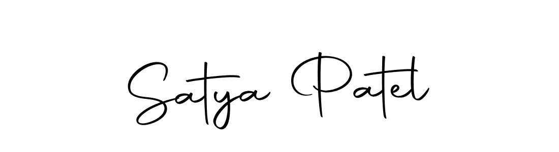 Create a beautiful signature design for name Satya Patel. With this signature (Autography-DOLnW) fonts, you can make a handwritten signature for free. Satya Patel signature style 10 images and pictures png