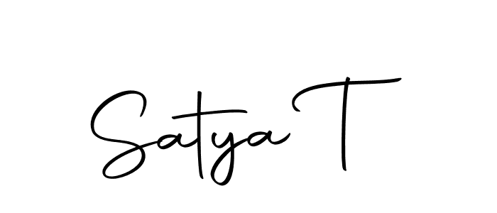 It looks lik you need a new signature style for name Satya T. Design unique handwritten (Autography-DOLnW) signature with our free signature maker in just a few clicks. Satya T signature style 10 images and pictures png