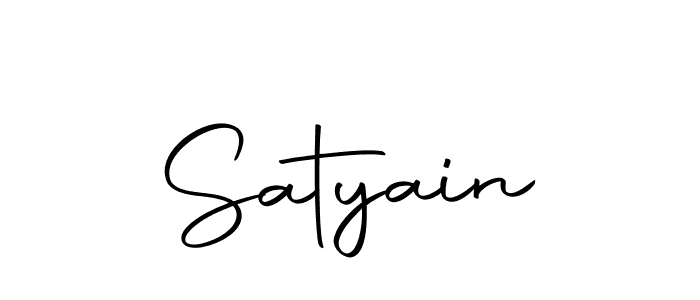 Make a beautiful signature design for name Satyain. With this signature (Autography-DOLnW) style, you can create a handwritten signature for free. Satyain signature style 10 images and pictures png