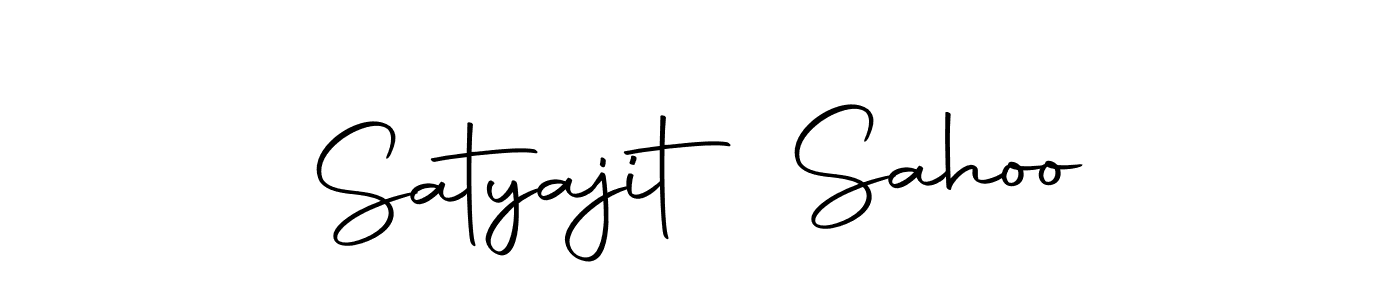 How to make Satyajit Sahoo name signature. Use Autography-DOLnW style for creating short signs online. This is the latest handwritten sign. Satyajit Sahoo signature style 10 images and pictures png
