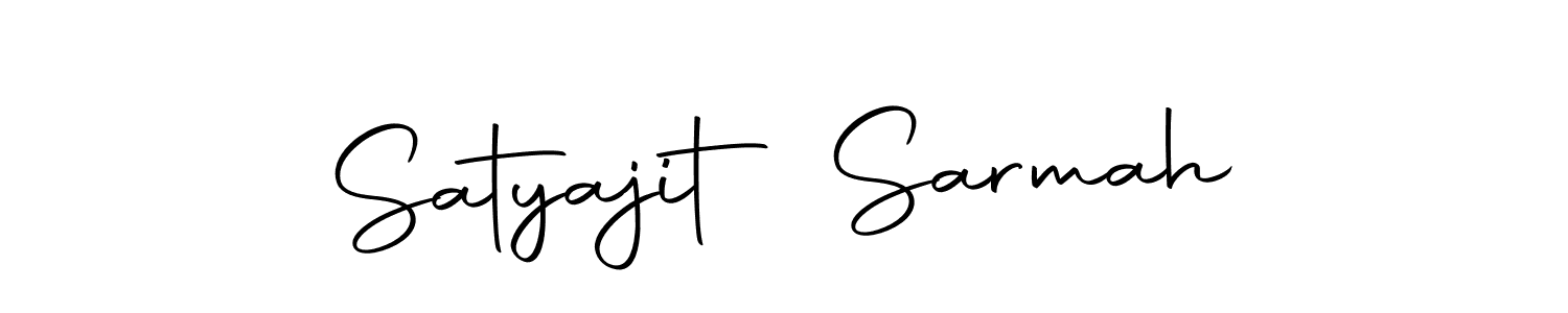 Design your own signature with our free online signature maker. With this signature software, you can create a handwritten (Autography-DOLnW) signature for name Satyajit Sarmah. Satyajit Sarmah signature style 10 images and pictures png