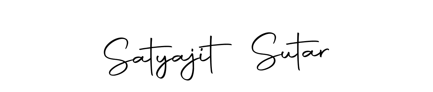 How to make Satyajit Sutar name signature. Use Autography-DOLnW style for creating short signs online. This is the latest handwritten sign. Satyajit Sutar signature style 10 images and pictures png