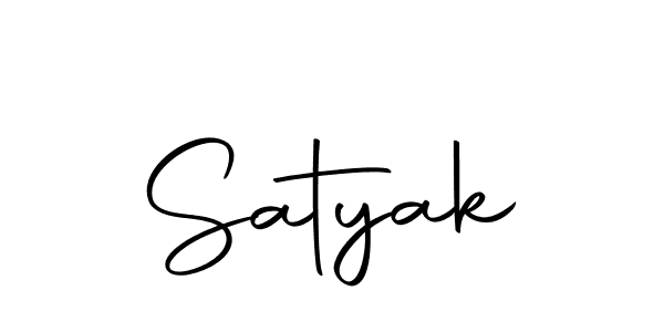 How to make Satyak name signature. Use Autography-DOLnW style for creating short signs online. This is the latest handwritten sign. Satyak signature style 10 images and pictures png