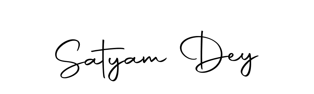 Design your own signature with our free online signature maker. With this signature software, you can create a handwritten (Autography-DOLnW) signature for name Satyam Dey. Satyam Dey signature style 10 images and pictures png