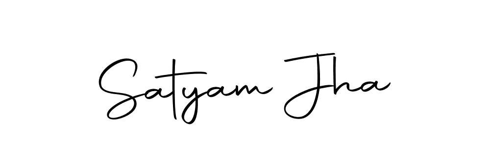 Satyam Jha stylish signature style. Best Handwritten Sign (Autography-DOLnW) for my name. Handwritten Signature Collection Ideas for my name Satyam Jha. Satyam Jha signature style 10 images and pictures png