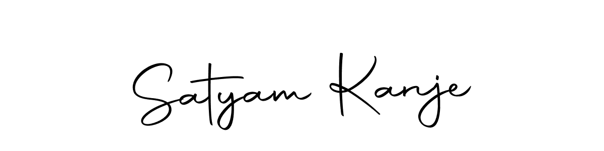 Design your own signature with our free online signature maker. With this signature software, you can create a handwritten (Autography-DOLnW) signature for name Satyam Kanje. Satyam Kanje signature style 10 images and pictures png
