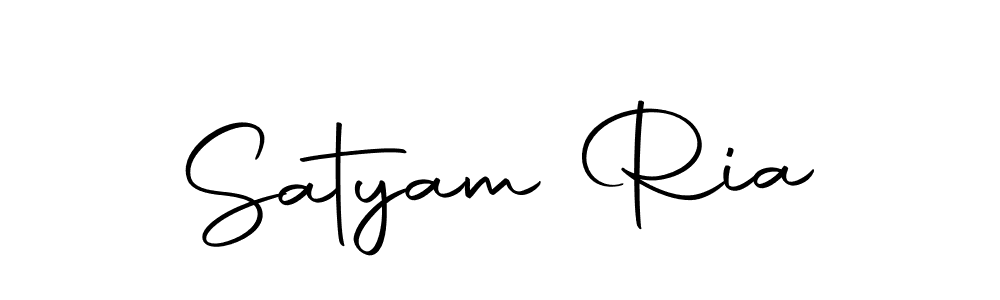 Design your own signature with our free online signature maker. With this signature software, you can create a handwritten (Autography-DOLnW) signature for name Satyam Ria. Satyam Ria signature style 10 images and pictures png