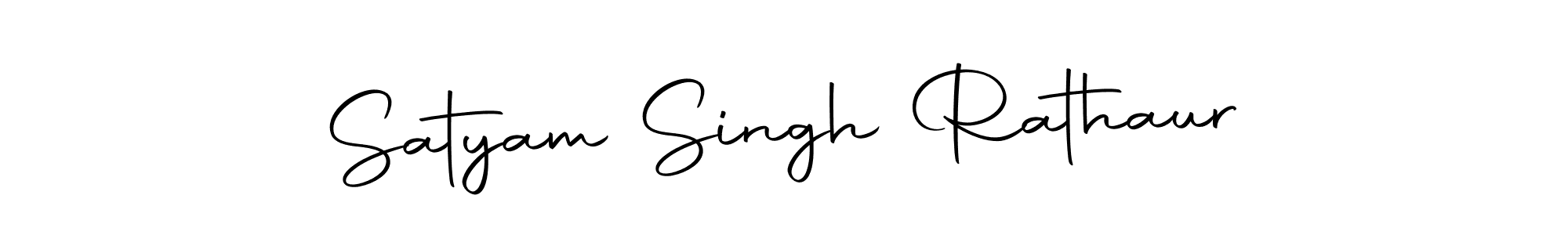 Create a beautiful signature design for name Satyam Singh Rathaur. With this signature (Autography-DOLnW) fonts, you can make a handwritten signature for free. Satyam Singh Rathaur signature style 10 images and pictures png