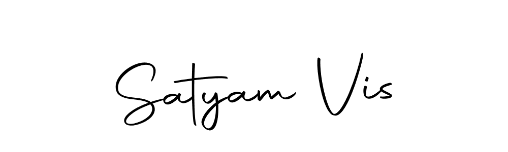 if you are searching for the best signature style for your name Satyam Vis. so please give up your signature search. here we have designed multiple signature styles  using Autography-DOLnW. Satyam Vis signature style 10 images and pictures png