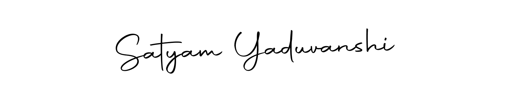 Use a signature maker to create a handwritten signature online. With this signature software, you can design (Autography-DOLnW) your own signature for name Satyam Yaduvanshi. Satyam Yaduvanshi signature style 10 images and pictures png