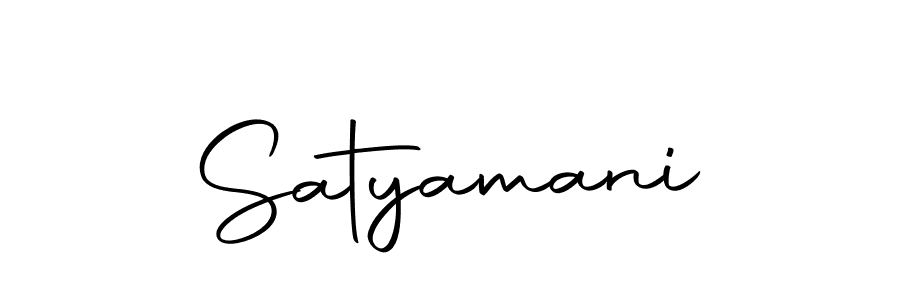 Design your own signature with our free online signature maker. With this signature software, you can create a handwritten (Autography-DOLnW) signature for name Satyamani. Satyamani signature style 10 images and pictures png