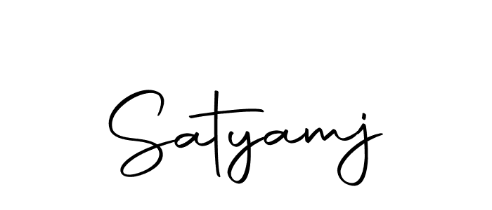 How to make Satyamj signature? Autography-DOLnW is a professional autograph style. Create handwritten signature for Satyamj name. Satyamj signature style 10 images and pictures png