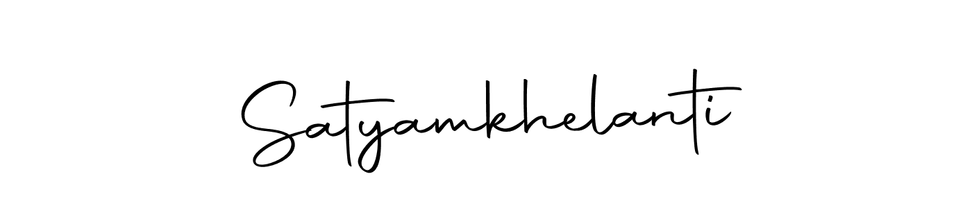 Create a beautiful signature design for name Satyamkhelanti. With this signature (Autography-DOLnW) fonts, you can make a handwritten signature for free. Satyamkhelanti signature style 10 images and pictures png
