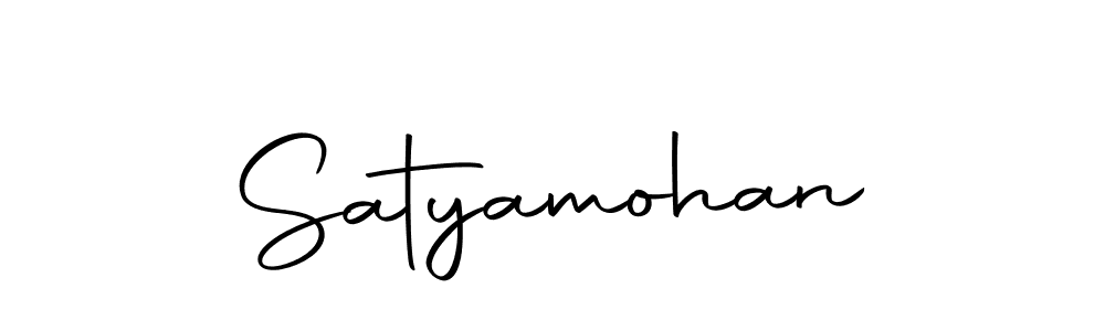 Design your own signature with our free online signature maker. With this signature software, you can create a handwritten (Autography-DOLnW) signature for name Satyamohan. Satyamohan signature style 10 images and pictures png
