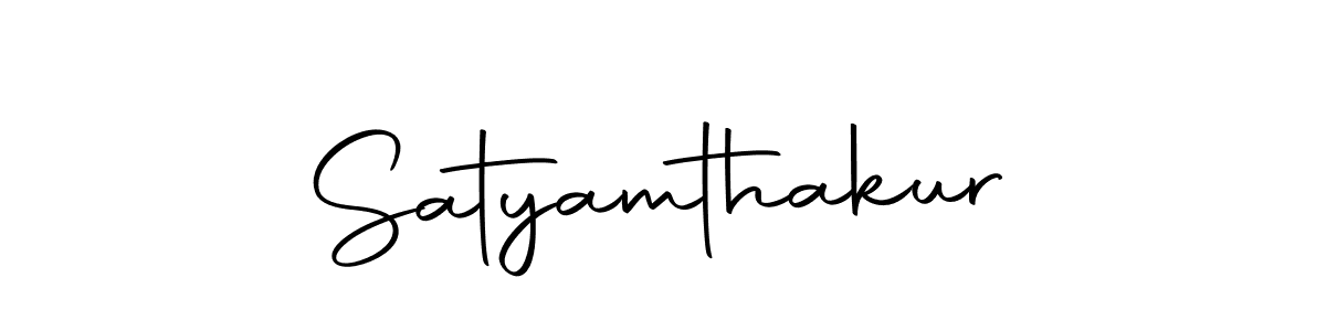 Make a beautiful signature design for name Satyamthakur. With this signature (Autography-DOLnW) style, you can create a handwritten signature for free. Satyamthakur signature style 10 images and pictures png