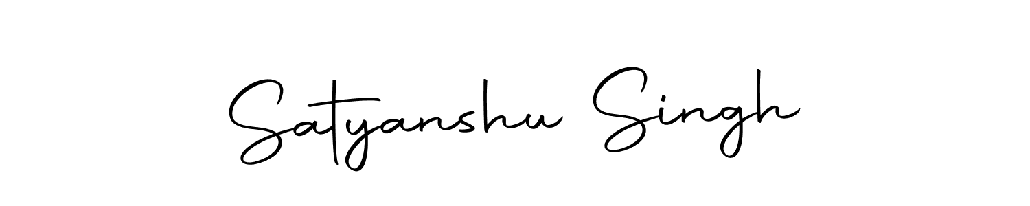 Design your own signature with our free online signature maker. With this signature software, you can create a handwritten (Autography-DOLnW) signature for name Satyanshu Singh. Satyanshu Singh signature style 10 images and pictures png