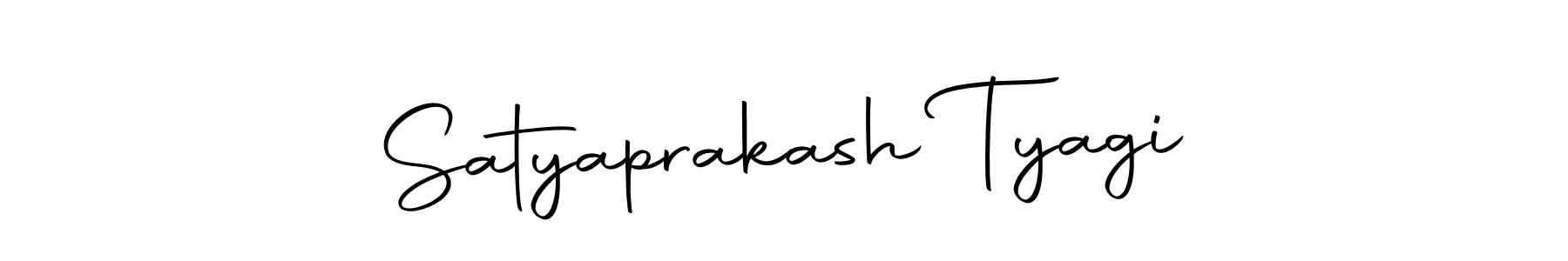 Make a beautiful signature design for name Satyaprakash Tyagi. With this signature (Autography-DOLnW) style, you can create a handwritten signature for free. Satyaprakash Tyagi signature style 10 images and pictures png