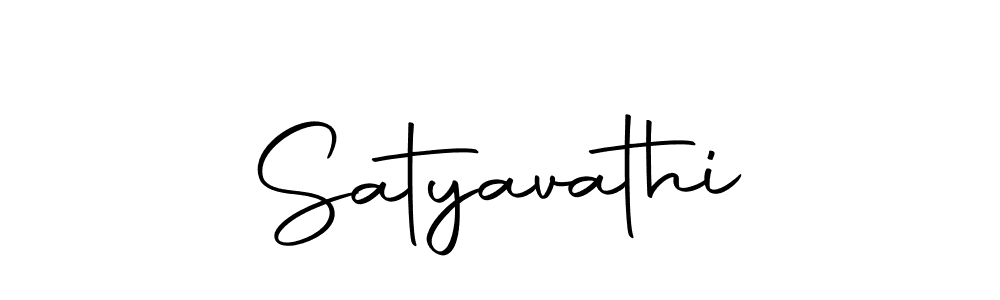 Design your own signature with our free online signature maker. With this signature software, you can create a handwritten (Autography-DOLnW) signature for name Satyavathi. Satyavathi signature style 10 images and pictures png